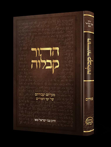 הדור קבלוה - מעלתם ועבודתם של ימי הפורים / הרב צבי ישראל טאו