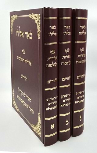 באר אליהו - ענף אחדות העולמות • יחודים ג' כרכים / להרה