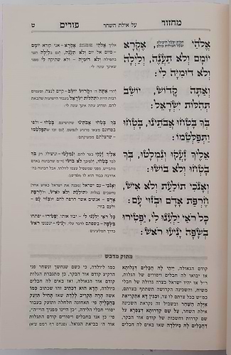 מחזור מתוק מדבש לפורים - נוסח ספרד / הרב דניאל פריש זצוק