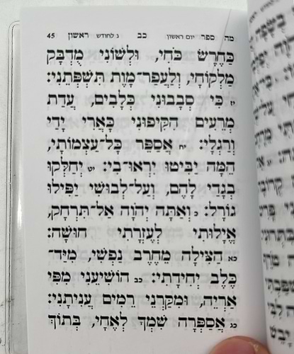 תהילים כיס מנויילן - באותיות גדולות ומאירות עיניים / נופי ירושלים