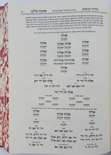 סידור כוונות הרש