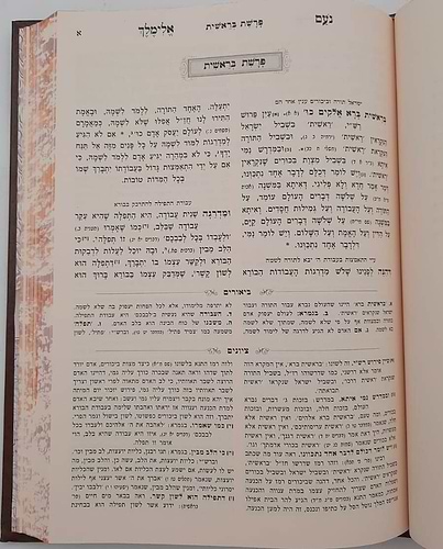 נועם אלימלך המבואר ג' כרכים - פורמט גדול / עוז והדר