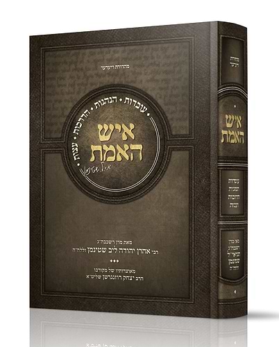 איש האמת - עובדות • הנהגות • הדרכות • עצות / רבי אהרון יהודה לייב שטיינמן זצוק