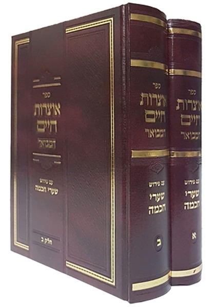 אוצרות חיים למהרח"ו המבואר - עם פירוש שערי חכמה ב