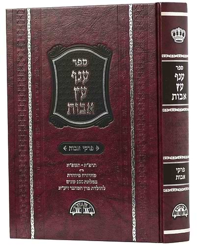 ענף עץ אבות - פרקי אבות (מהדורה חדשה עם הוספות רבות)