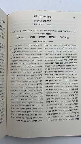 סידור רחובות הנהר - ספר פדיון נפש / רש