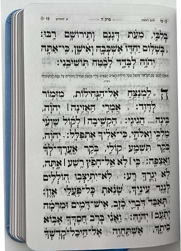 תהילים בינת הלב - דמוי עור כריכה גמישה / פורמט קטן