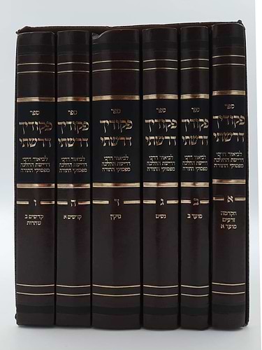 פקודיך דרשתי - לביאור דרכי דרישת ההלכה מפסוקי התורה ו' כרכים / הרב איתי אליצור