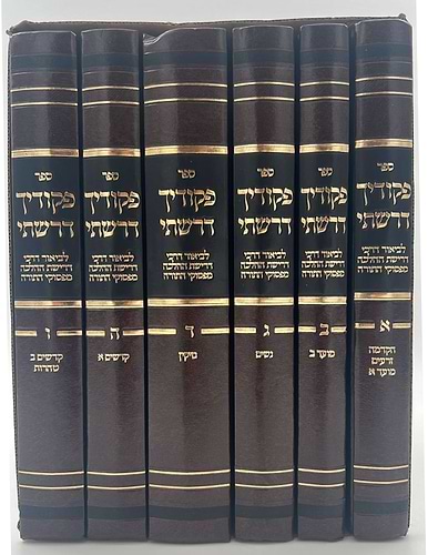 פקודיך דרשתי - סט ו' כרכים / הרב איתי אליצור