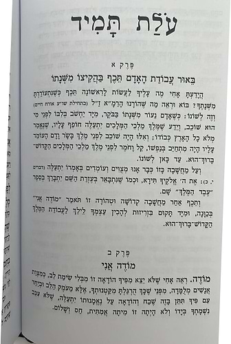 עולת תמיד - ביאור התפילה מנוקד / ר' שמואל הומינר זצוק