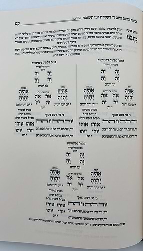 סידור השלום - עשרת ימי תשובה, כוונות הנסירה / ר' יצחק בצרי שליט