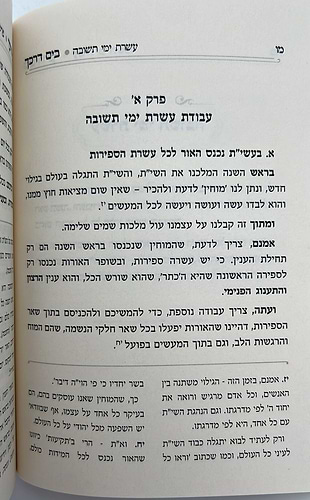 בים דרכך - ביאור פנימיות עבודת המועדים - עשרת ימי תשובה יום כיפור / הרב י.מ מורגנשטרן 