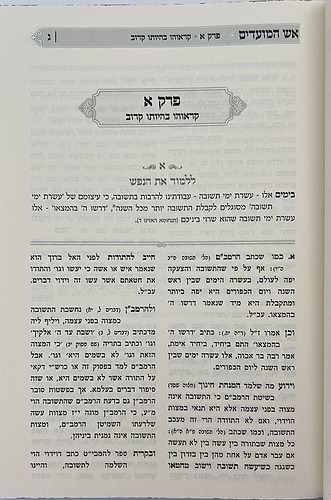אש המועדים - עשרת ימי תשובה, יום הכיפורים, סוכות / הכנה למועדי ה'