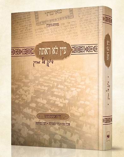 עין לא ראתה - דיוקן של אברך / חיי האברכים בימינו