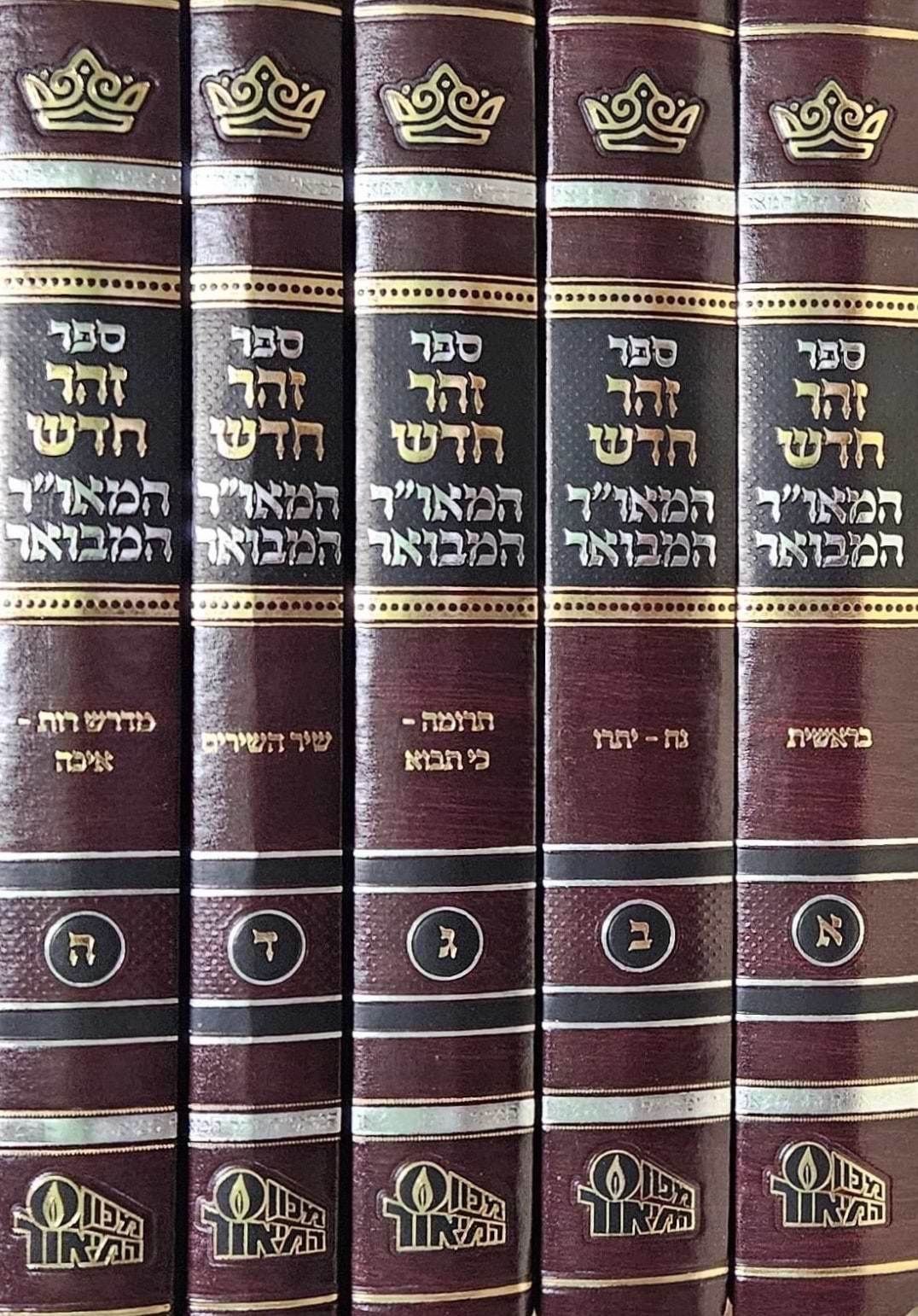זוהר חדש על התורה המאו"ר המבואר ה