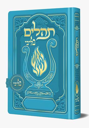 תהלים מגנט - הנבל עם האש שלי צבע תכלם ים פורמט בינוני / בליבי
