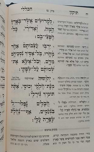 תיקון הכללי מתוק מדבש - פורמט גדול / הרב דניאל פריש זצוק