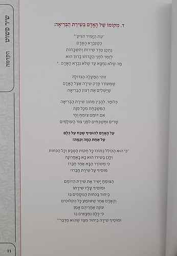 שיר פשוט - פרק שירה / על פי משנת רבי נחמן מברסלב