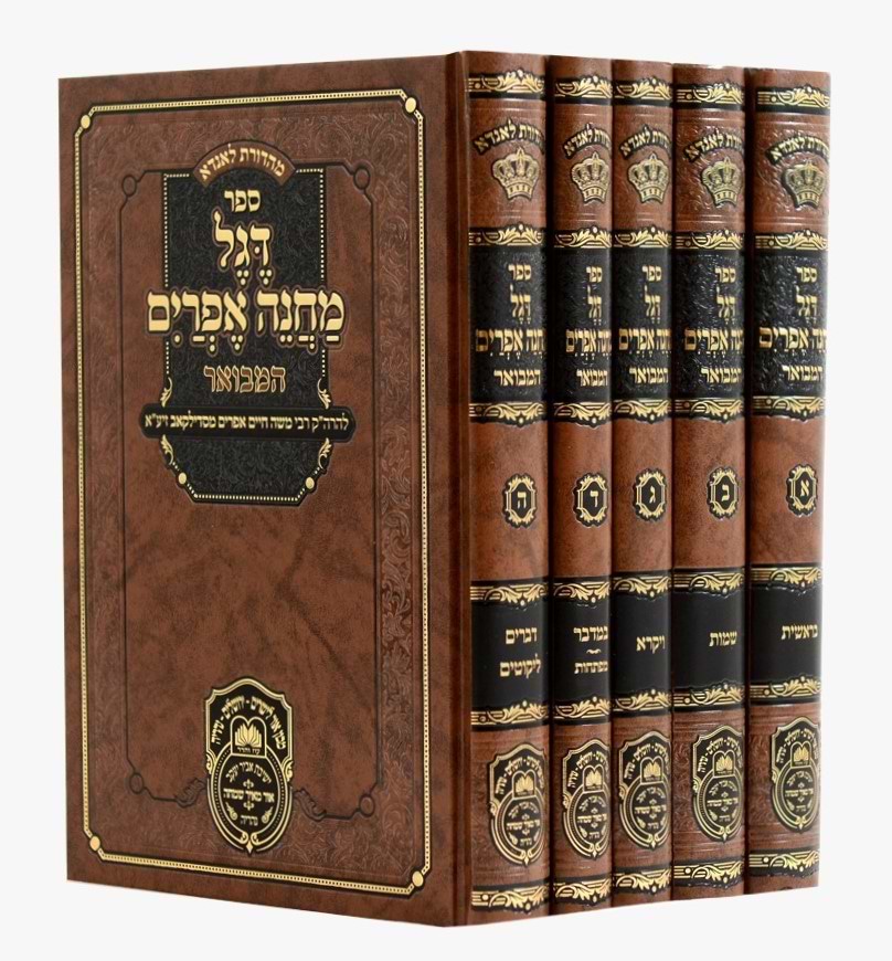 דגל מחנה אפרים המבואר - סט ה