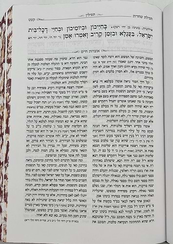 סידור תפילה - בן איש חי לימות החול / אהבת שלום