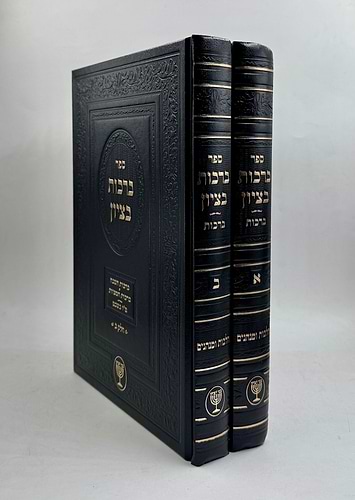 ברכות בציון - הלכות ברכות ב' כרכים / הרב בן ציון מוצפי שליט