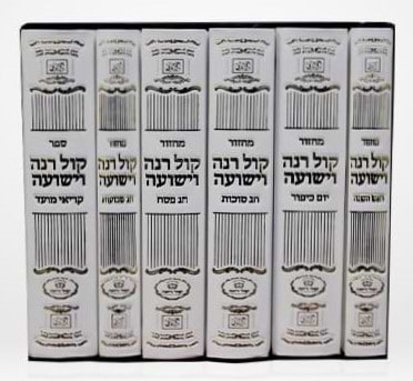 סט מחזורים וקריאי מועד - קול רינה וישועה ו