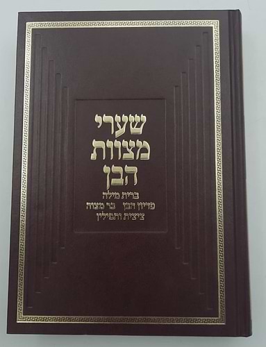 שערי מצוות הבן / הרב טשזנר