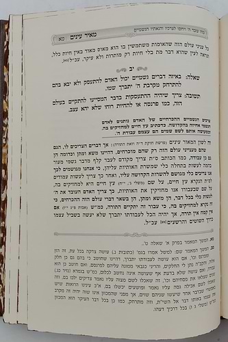 מאיר עינים - בהירות העבודה ותפקיד האדם / במשנת ספה