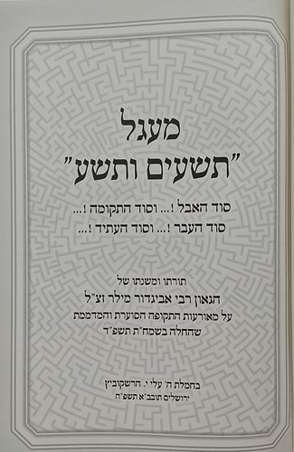 מעגל תשעים ותשע - תורתו ומשנתו של הגאון רבי אביגדור מילר זצ