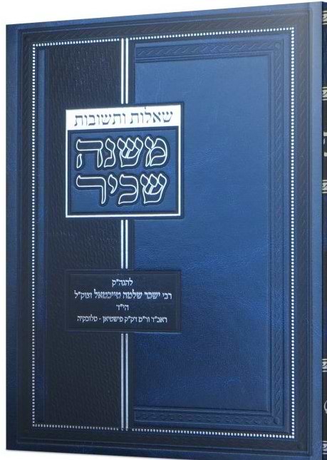 שו"ת משנה שכיר - אבן העזר, חושן משפט / ר