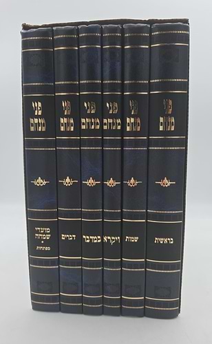פני מנחם על התורה ו' כרכים - פורמט גדול / האדמו