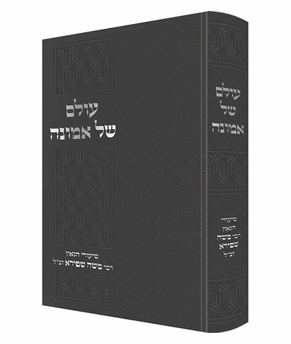 עולם של אמונה / שיעורי הגאון רבי משה שפירא זצוק
