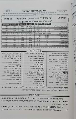 לוח דבר בעתו לשנת תשפ