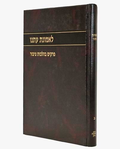 לאמונת עתנו ב' - פרקים בהלכות ציבור / הרב צבי ישראל טאו