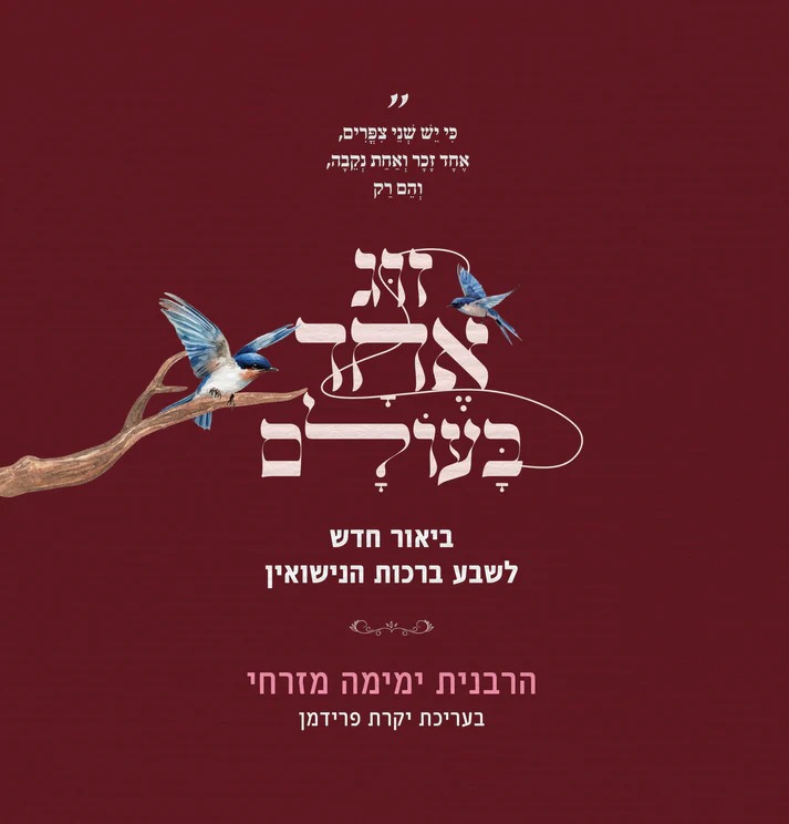זוג אחד בעולם - ביאור חדש לשבע ברכות הנישואין / הרבנית ימימה מזרחי