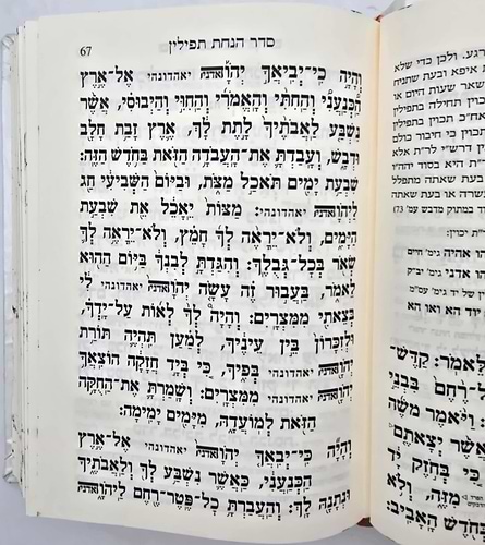 סידור עבודת הקודש עור אמיתי עם פלקטה זהב / צבע לבן