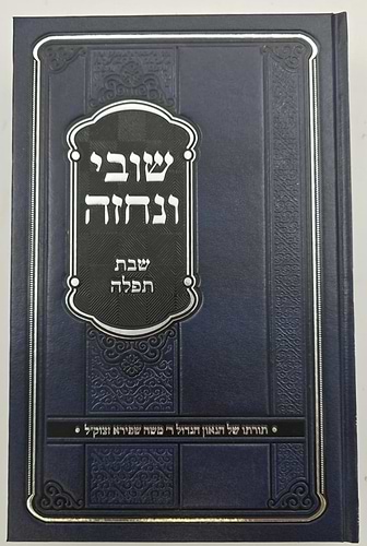 שובי ונחזה - שבת תפילה / מפי מו