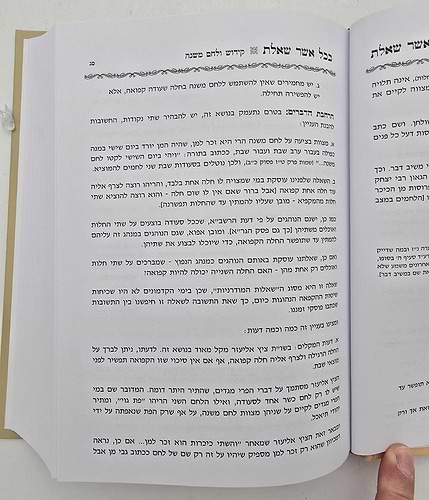 ככל אשר שאלת שבת - שו