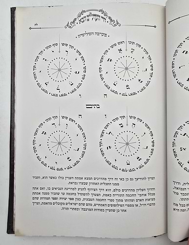 חיי העולם הבא - בכריכה מפוארת דמוי עור / רבי אברהם אבולעפיה זיע