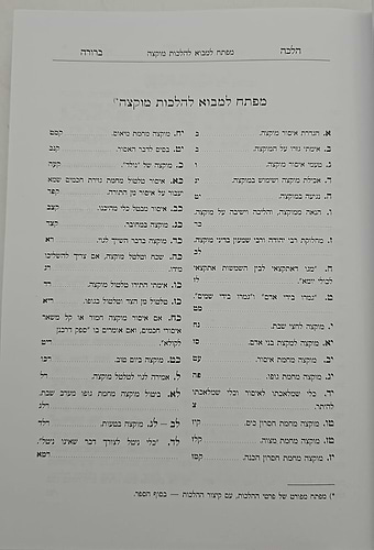 הלכה ברורה כא'