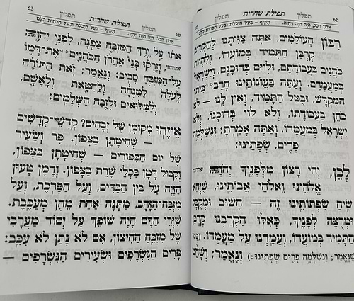 סידור עוד יוסף חי - שחרית לחול / PU דמוי עור צבע זהב פורמט קטן