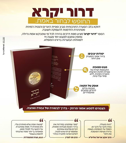 דרור יקרא - יצרים • גבורה • תקווה / החופש לבחור באמת