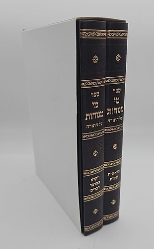 מי מנוחות - על התורה ב' כרכים / למלאך רבי רפאל בירדוגו זיע