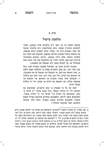 מעשה השבת סט ד' כרכים / הלכות שבת