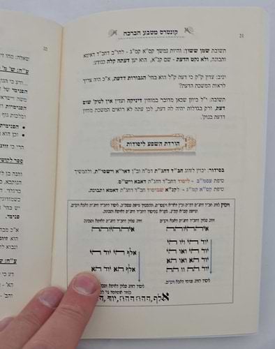 מטבע הברכה - כוונות הרש