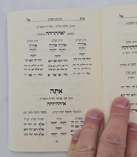 כוונות האכילה וברכותיהם - כוונות הרש