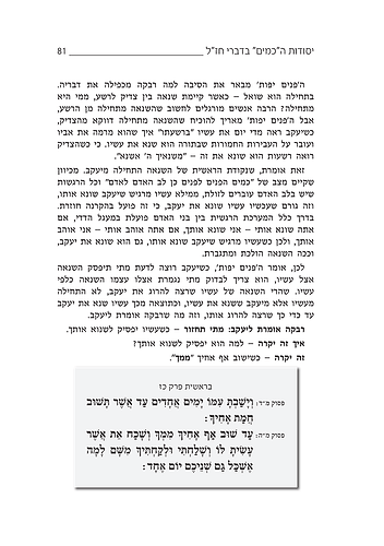 כמים / מתורתו של הרב שלמה הופמן זצ