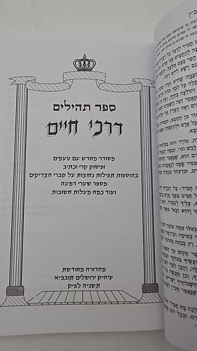 תהילים דרכי חיים - פורמט גדול 21 ס