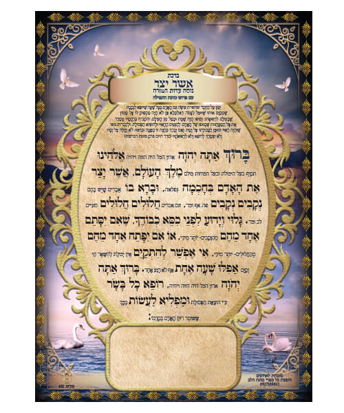אשר יצר דו צדדי אשכנז/ספרד/עדות המזרח קטן / פורמט כיס