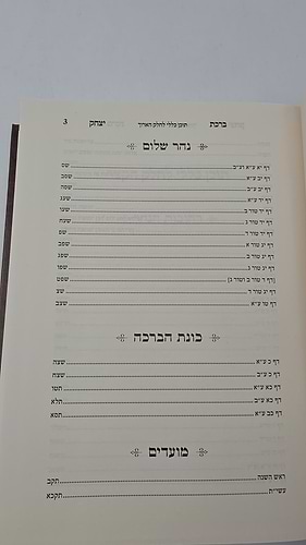 ברכת יצחק - רחובות הנהר, מטבע הברכה וכוונות המועדים